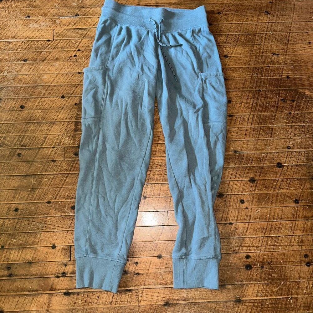 Reebok gray blue cozy loungewear athletic XS joggers